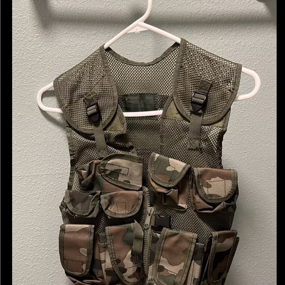 Junior Tactical Camo Vest